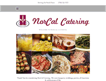 Tablet Screenshot of norcal-catering.com